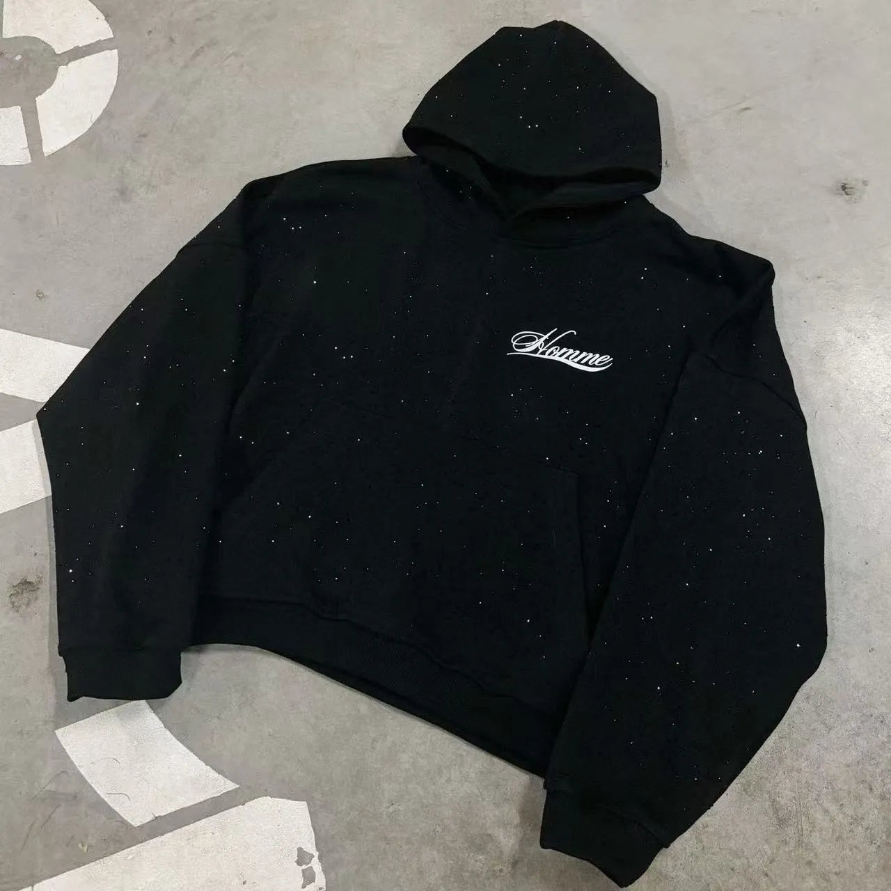 Rhinestone Hoodie & Joggers