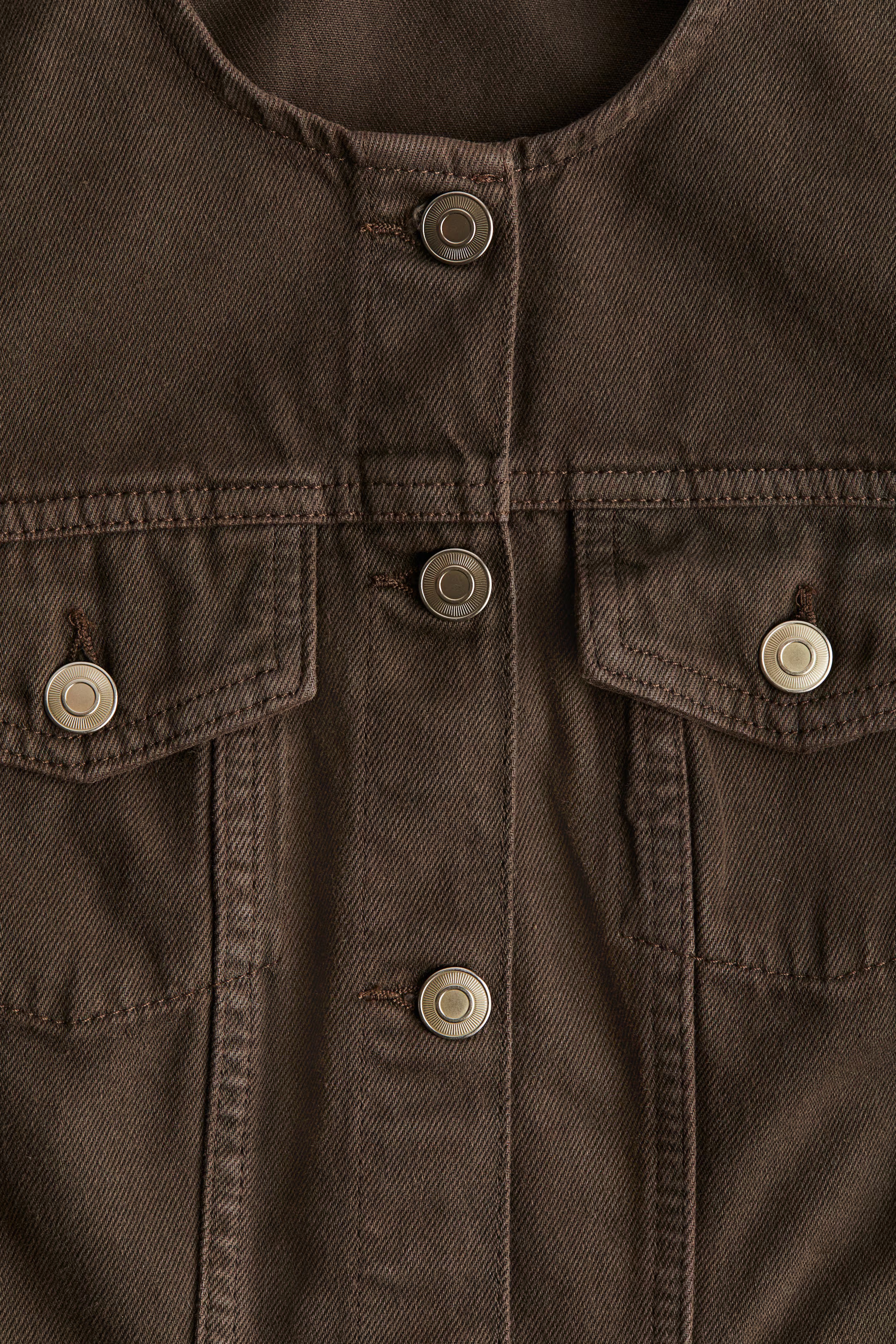 Denim Shirt - Brown