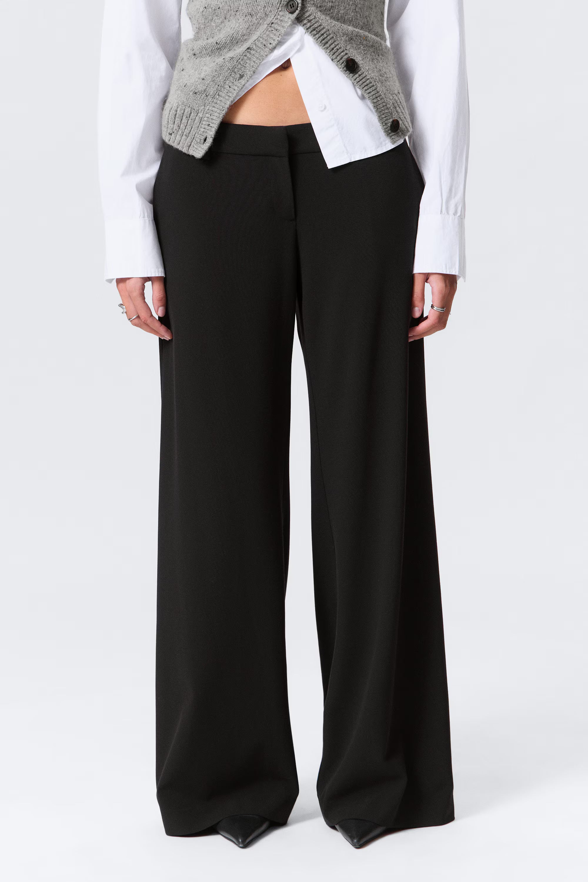 Low Flared Trousers